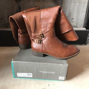 Maurice’s knee length boots WIDE CALF NWT